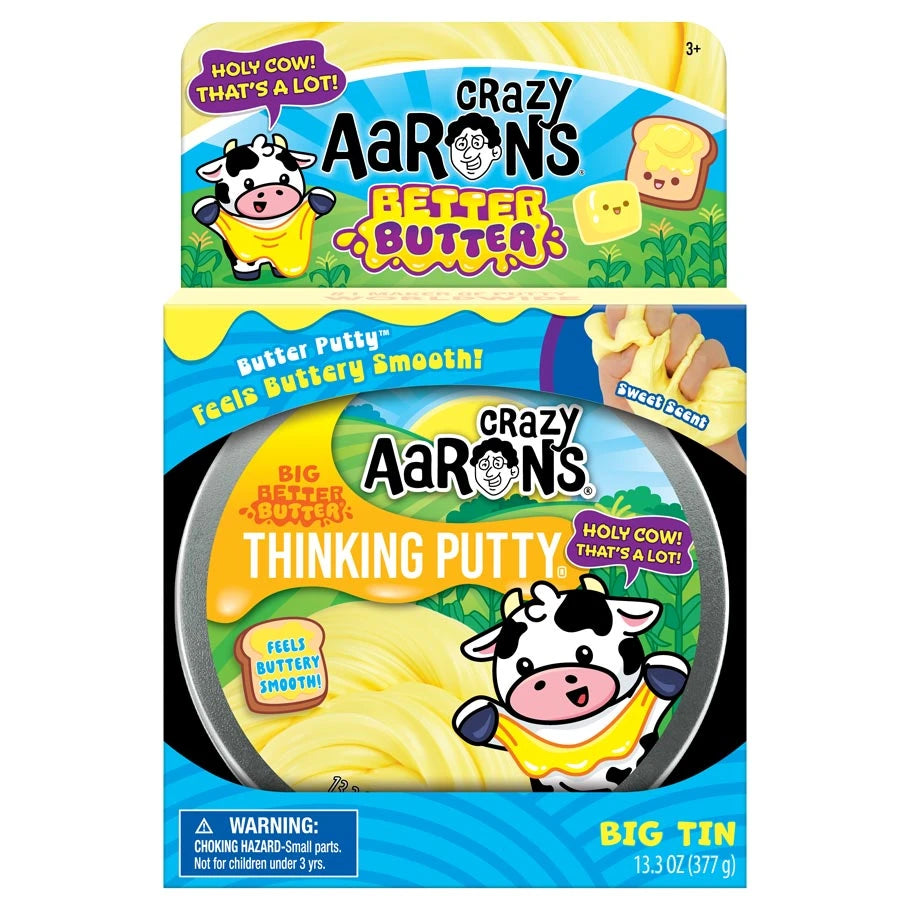 Crazy Aaron's BIG Better Butter Thinking Putty - BIG Tin