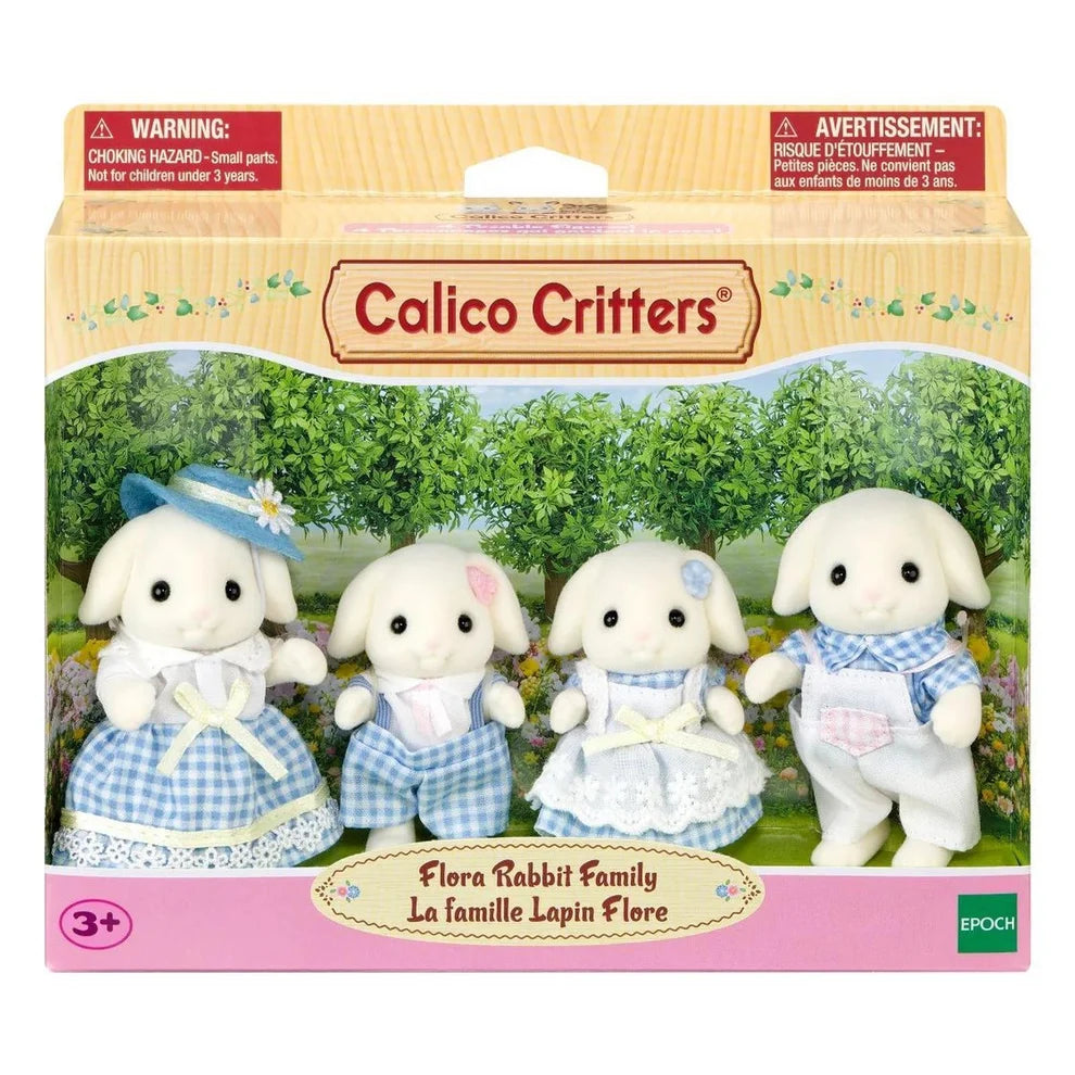 Calico Critters Flora Rabbit Family