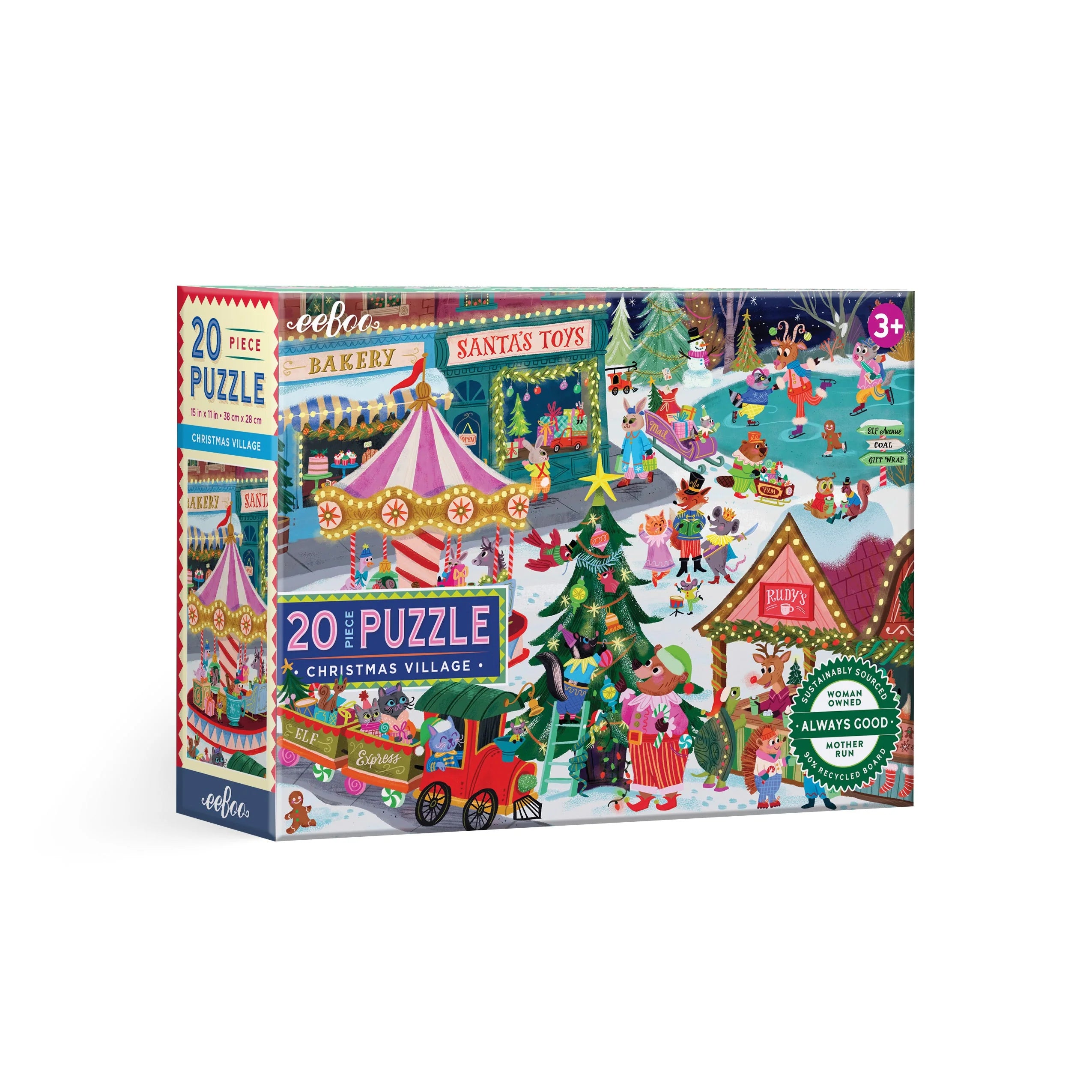 Christmas Village 20 Piece Puzzle