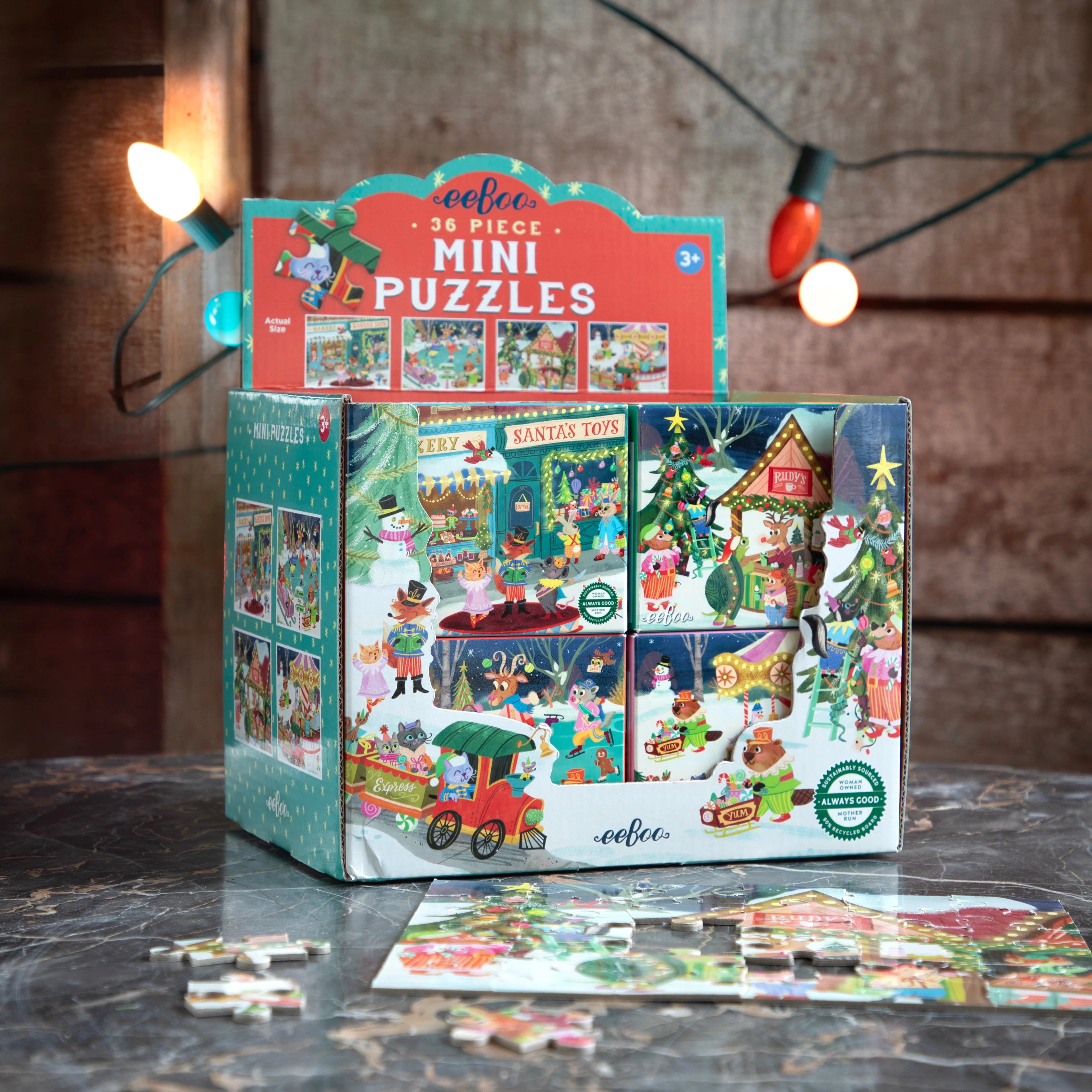 Christmas Village Mini Puzzle Assorted