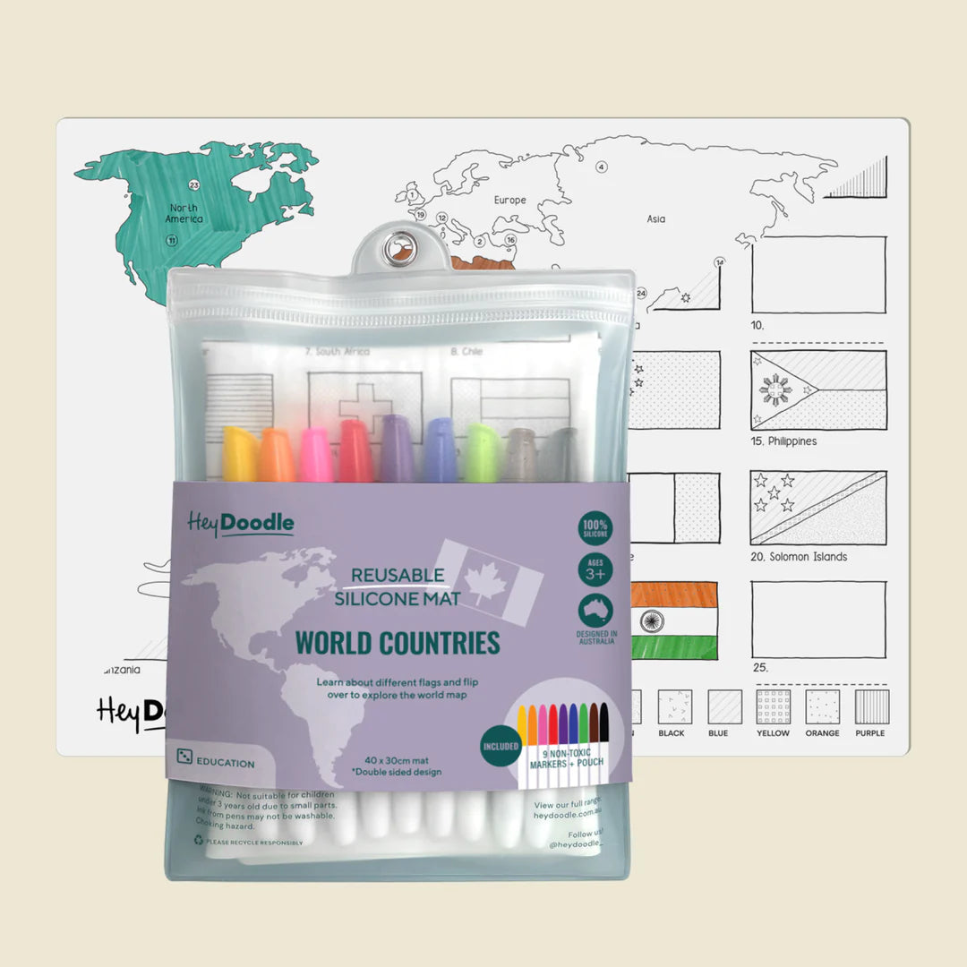 World Countries Classic Mat