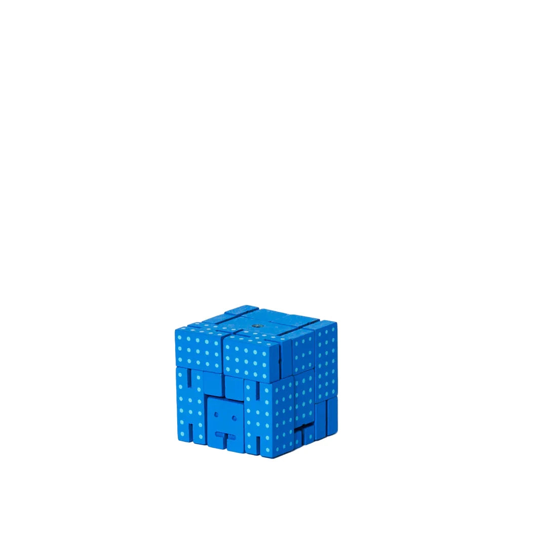 Cubebot Dot, Blue/blue
