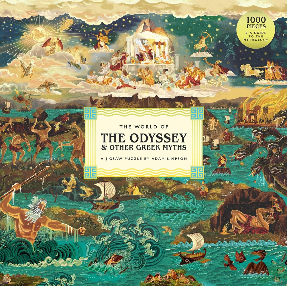 The World of the Romantics 1000 Piece Puzzle: A  puzzle featuring over 20 famous figures from Coleridge to Keats