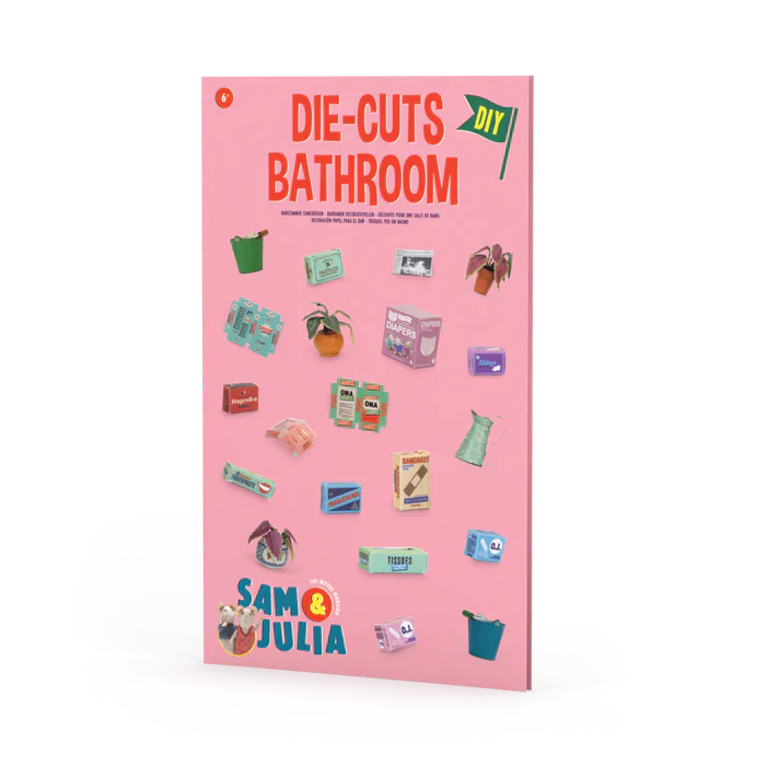 Die-Cut Prints Bathroom - Sam and Julia