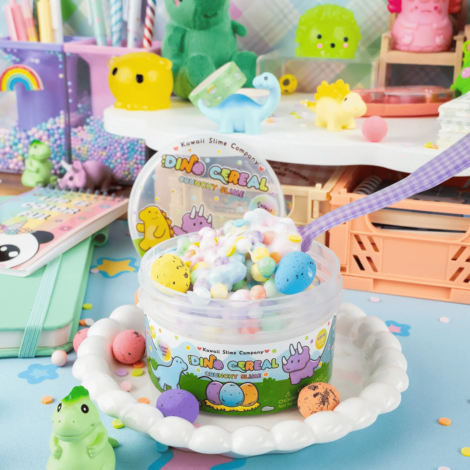 Dino Cereal Crunchy Signature Dome™ Slime