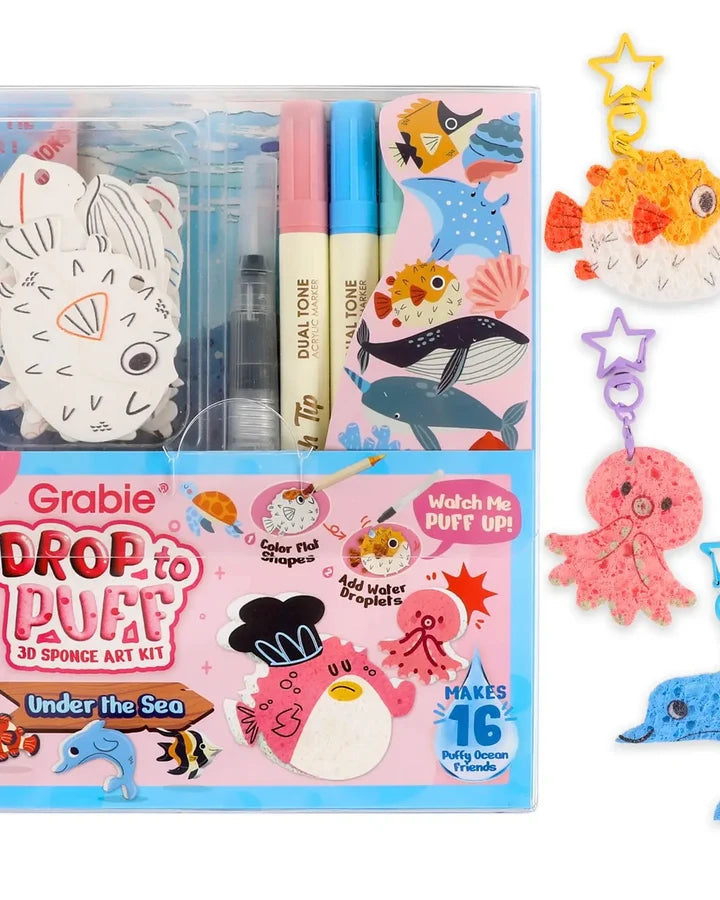 At the Harbor Drop to Puff 3D Sponge Art Kit – Assorted Designs