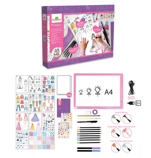 Sycomore Stylist's Workshop with LED Light Pad