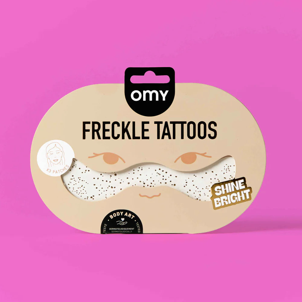 Freckle Tattoos: 2 styles - the following freckles: Shine Bright