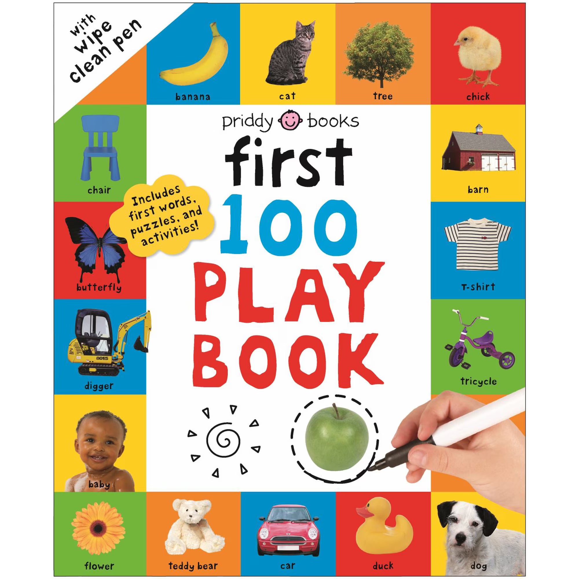 First 100 Play Book: A First 100 Words Wipe-Clean Activity Book