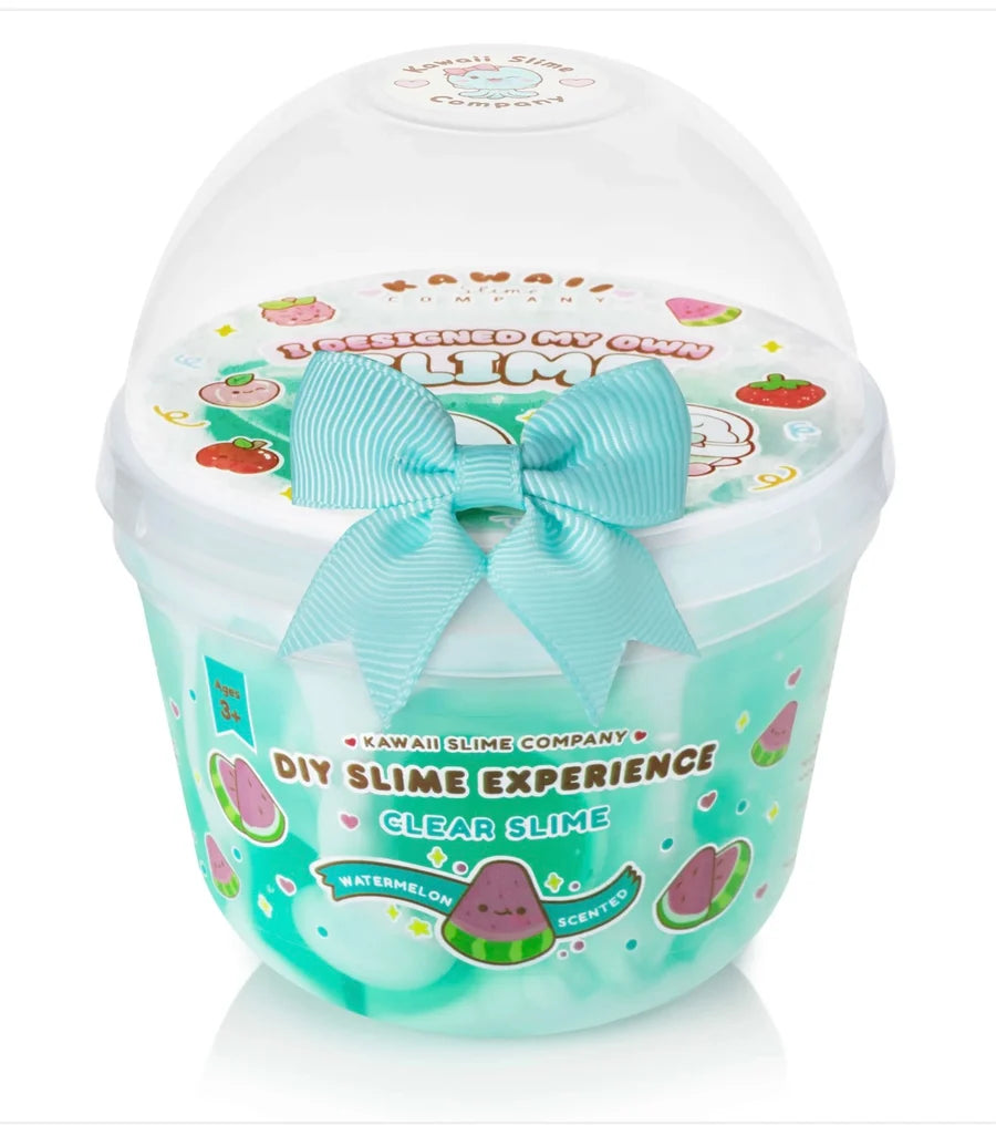 Watermelon Teal Boba Slime
