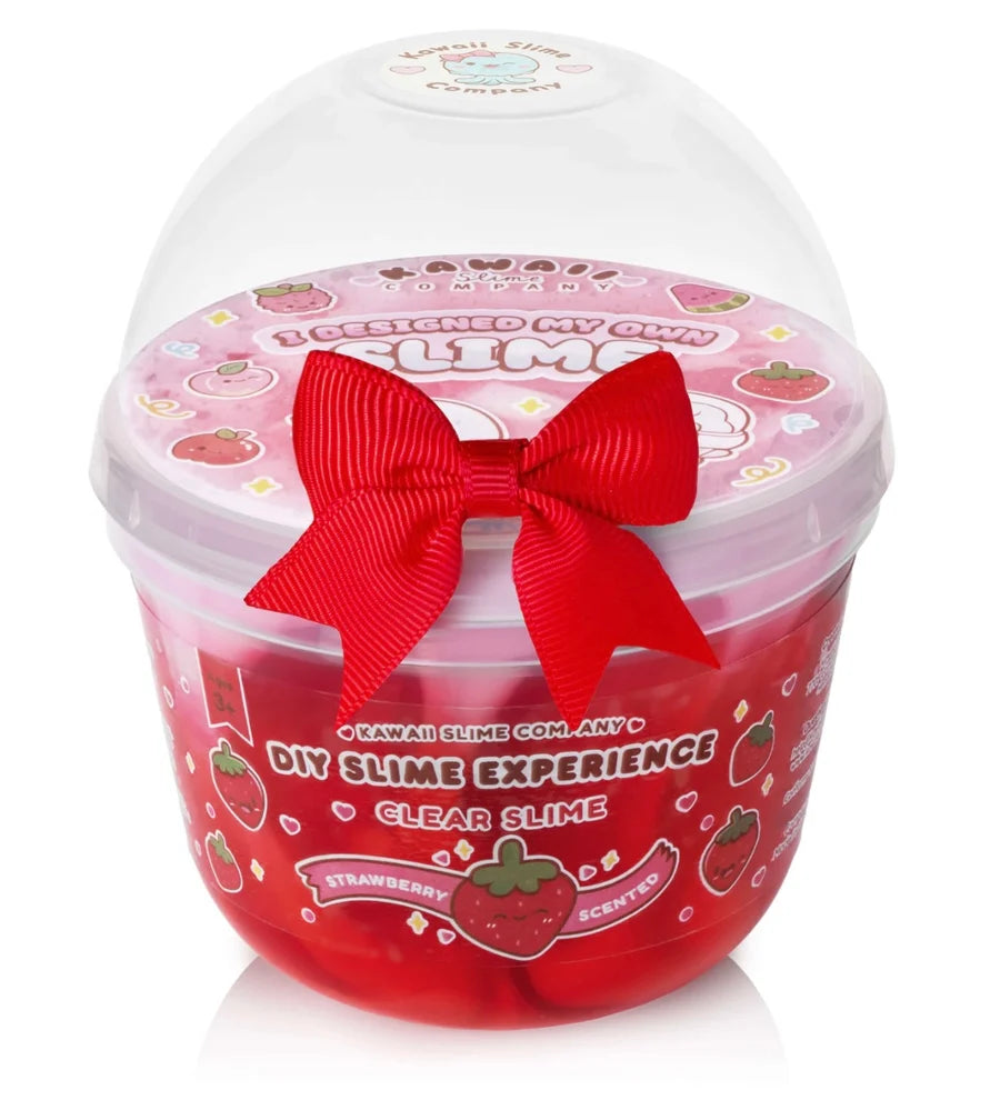 Strawberry Red Boba Slime