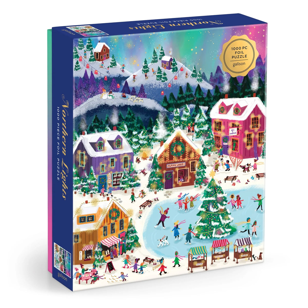 Northern Lights 1000 Piece Foil Puzzle by Joy Laforme — The Learning Tree