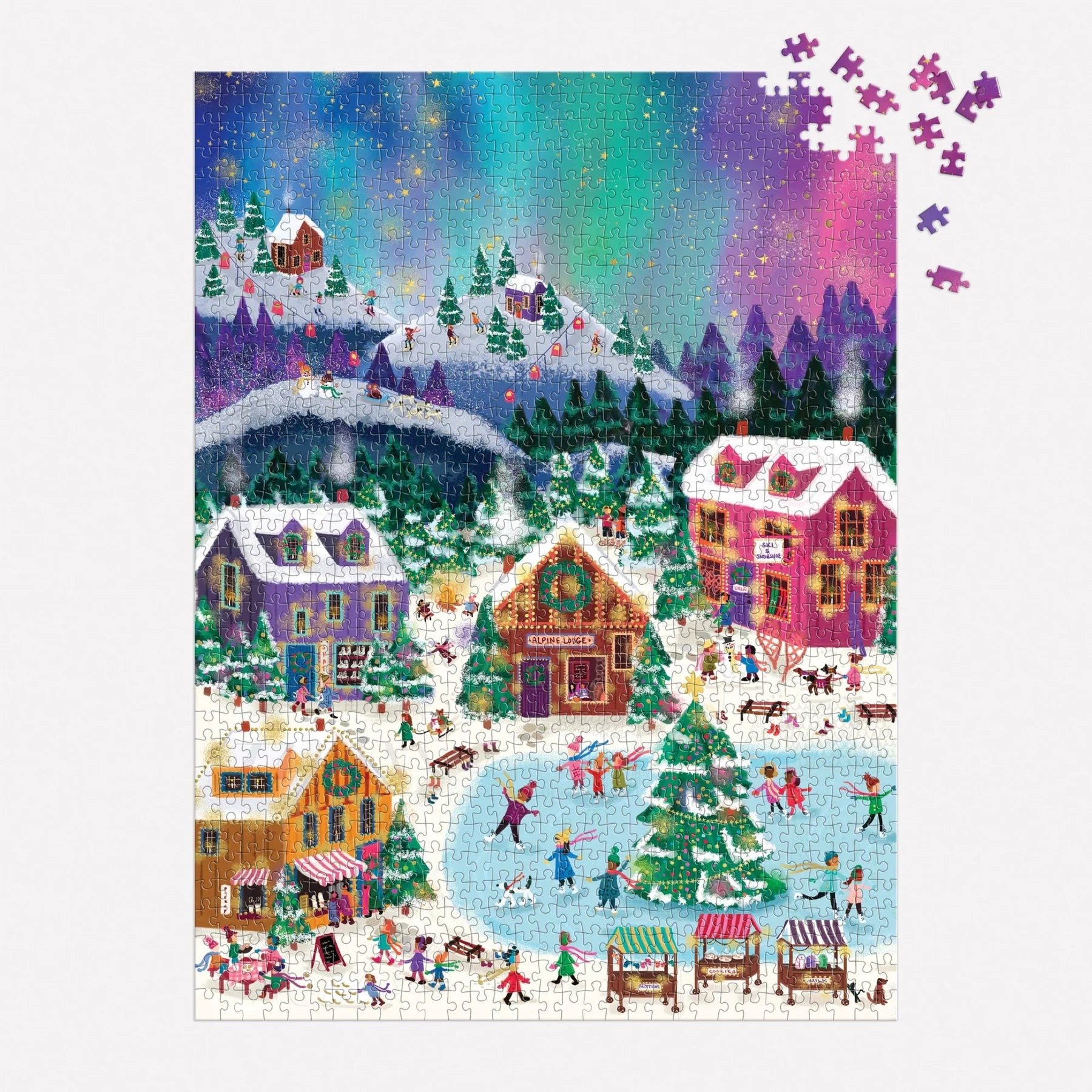 Northern Lights Puzzle 1000 Foil