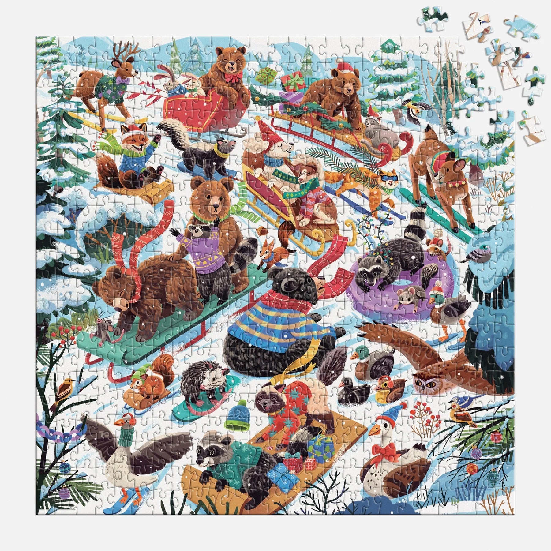 Dashing All The Way Puzzle 500