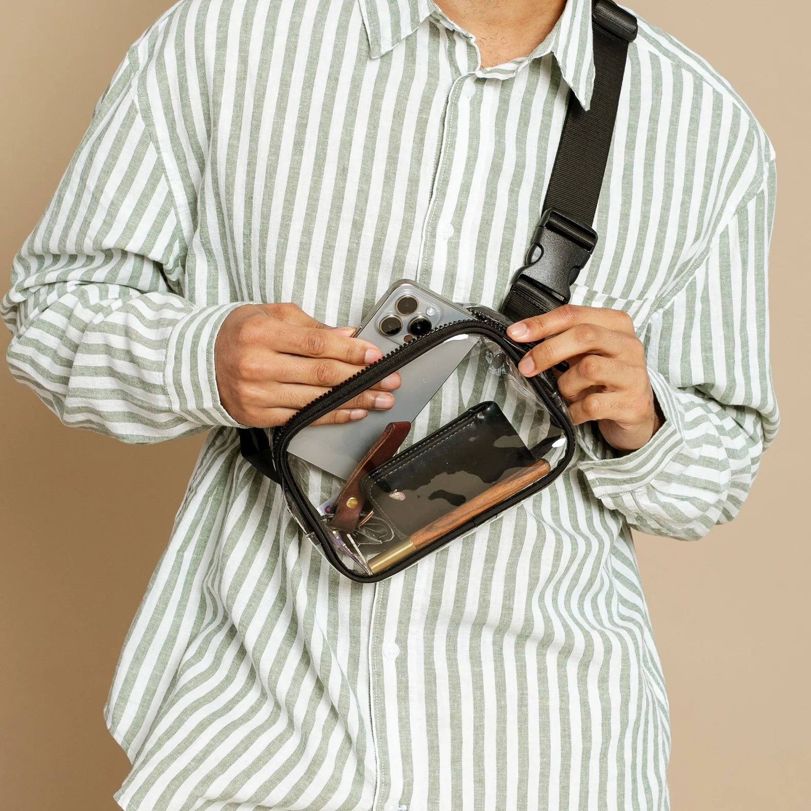 Gogo Clear Pvc Belt Bag