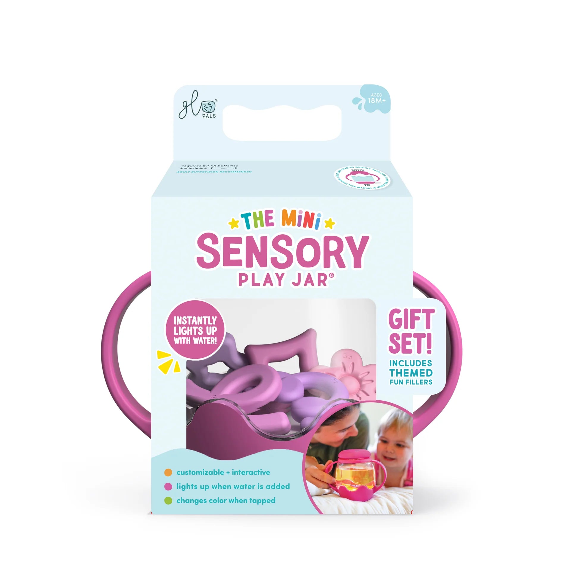 Mini Sensory Play Jar Gift Set - Pink / Gumdrop