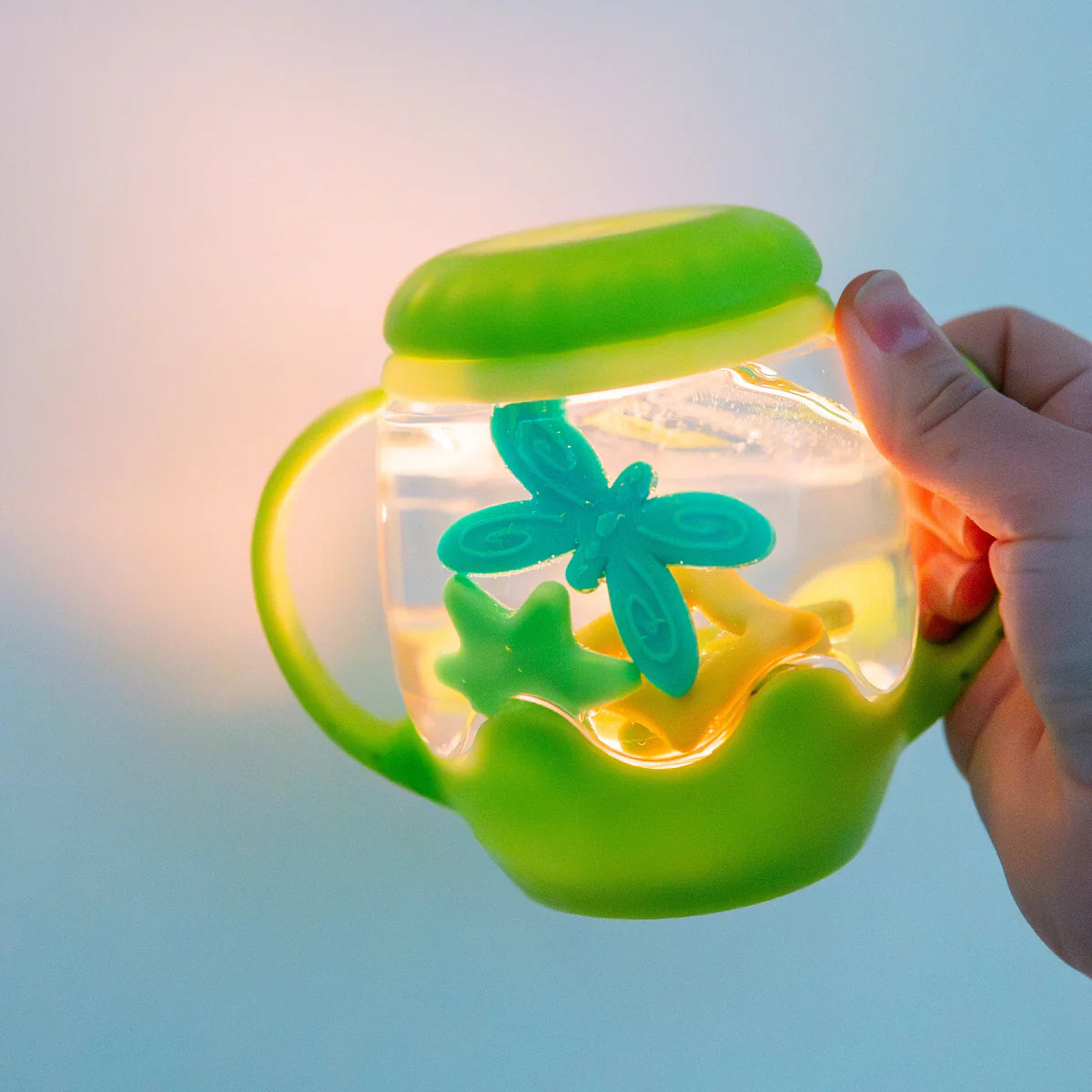 Mini Sensory Play Jar Gift Set - Green / Firefly