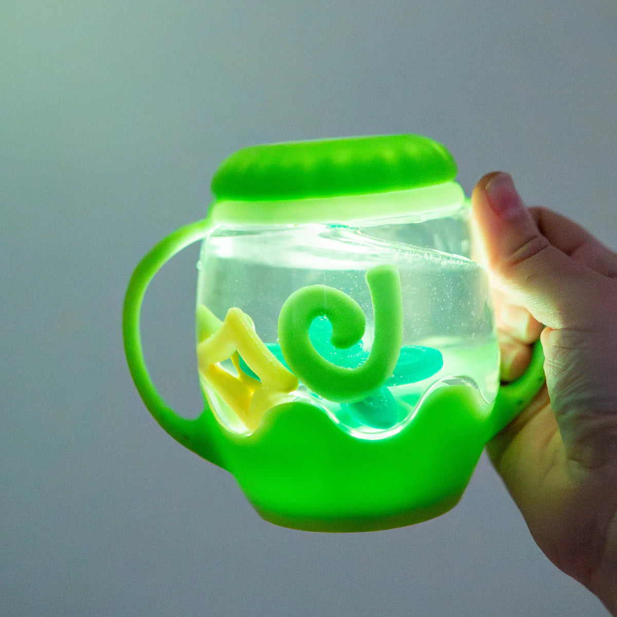 Mini Sensory Play Jar Gift Set - Green / Firefly
