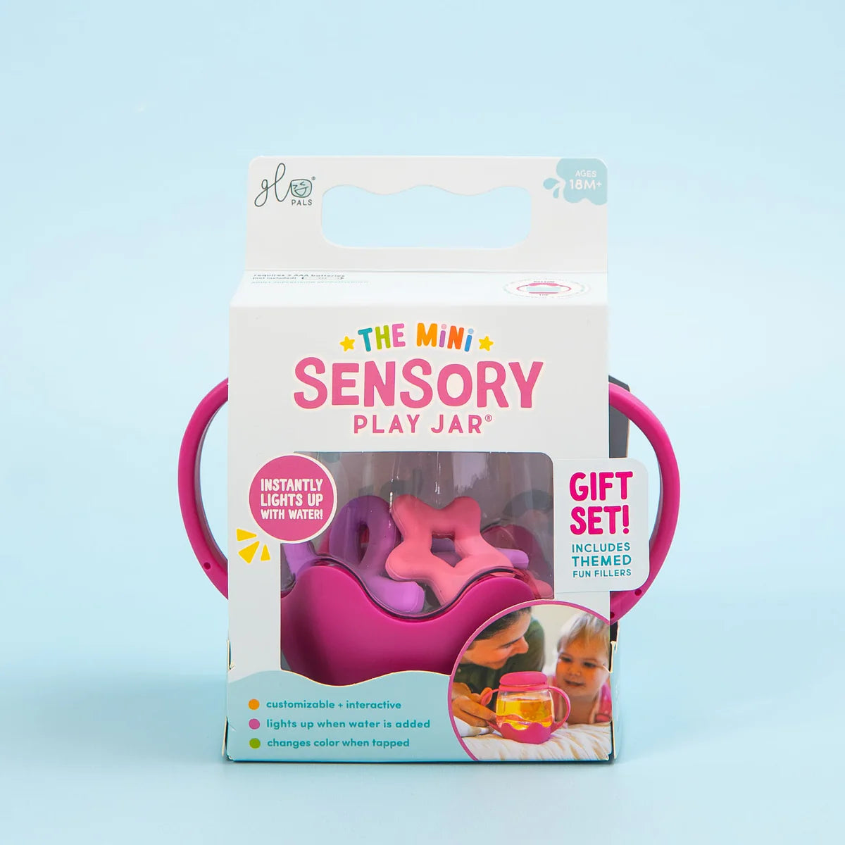 Mini Sensory Play Jar Gift Set - Pink / Gumdrop