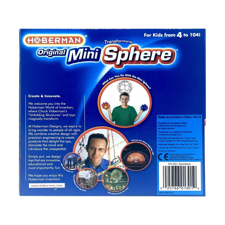 Hoberman Mini Sphere - Rainbow