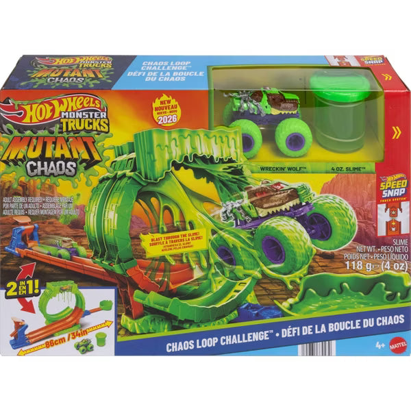 Mutant Chaos Slime Challenge Hot Wheels Monster Truck