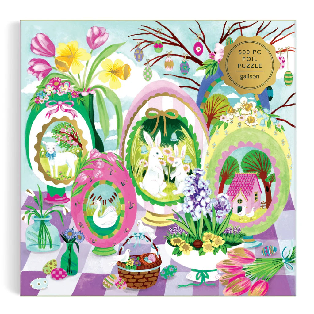 Windows To Spring 500 Piece Foil Puzzle