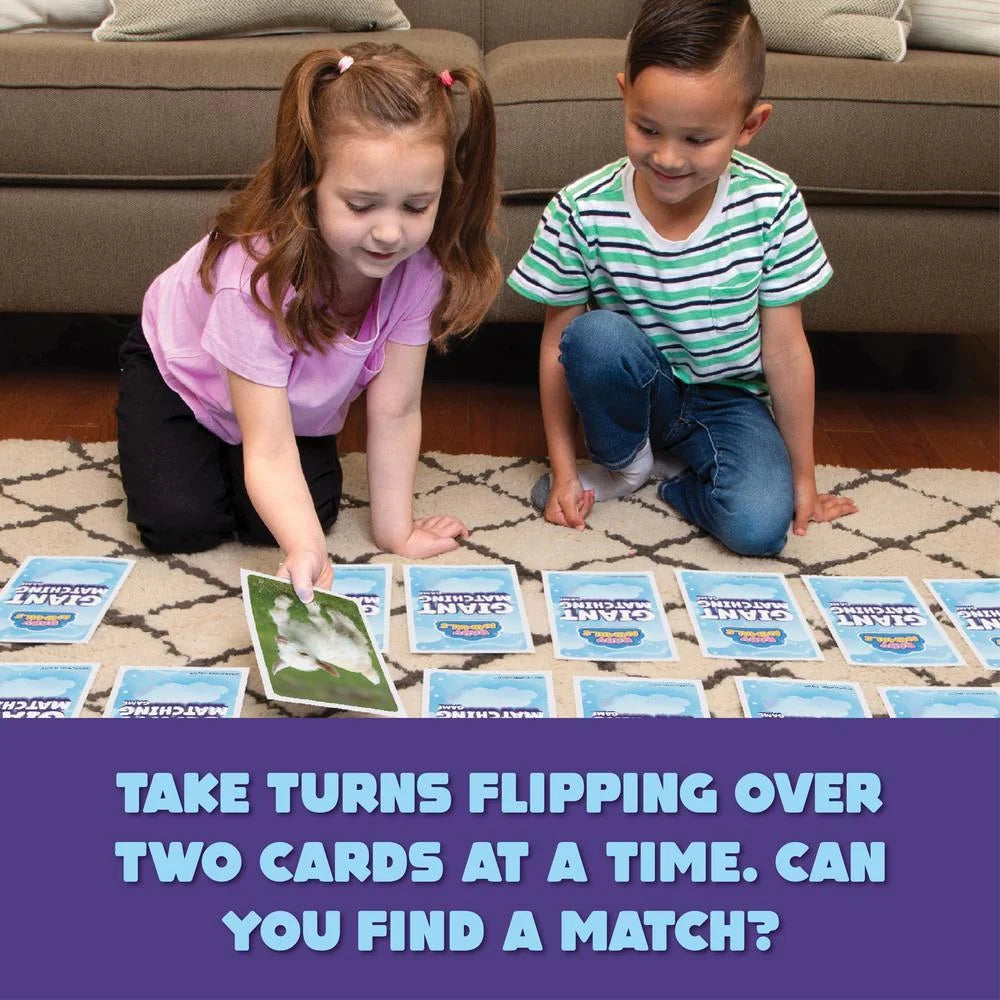 Giant Matching Card Game - Baby Animals