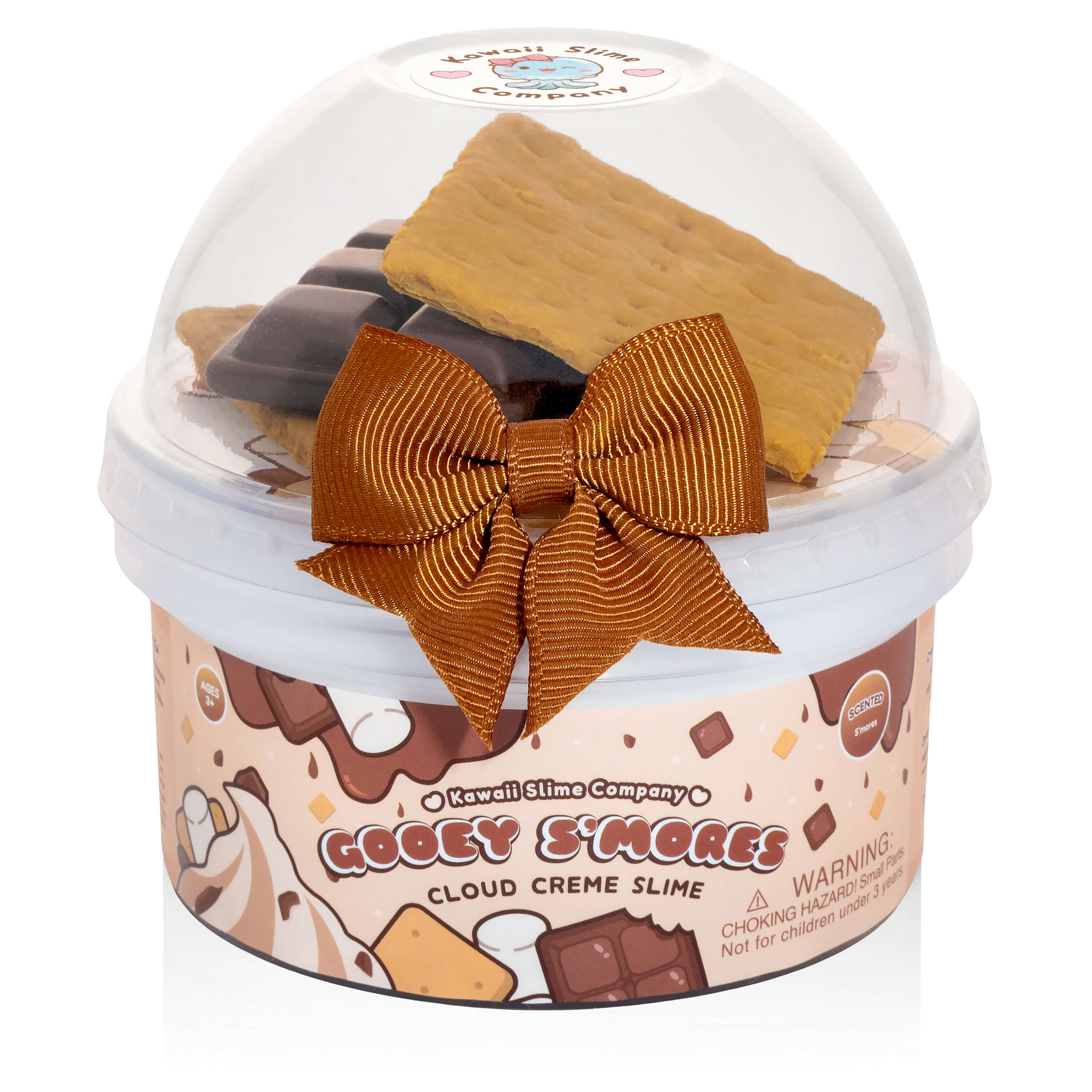 Gooey S'mores Cloud Creme Signature Dome™ Slime