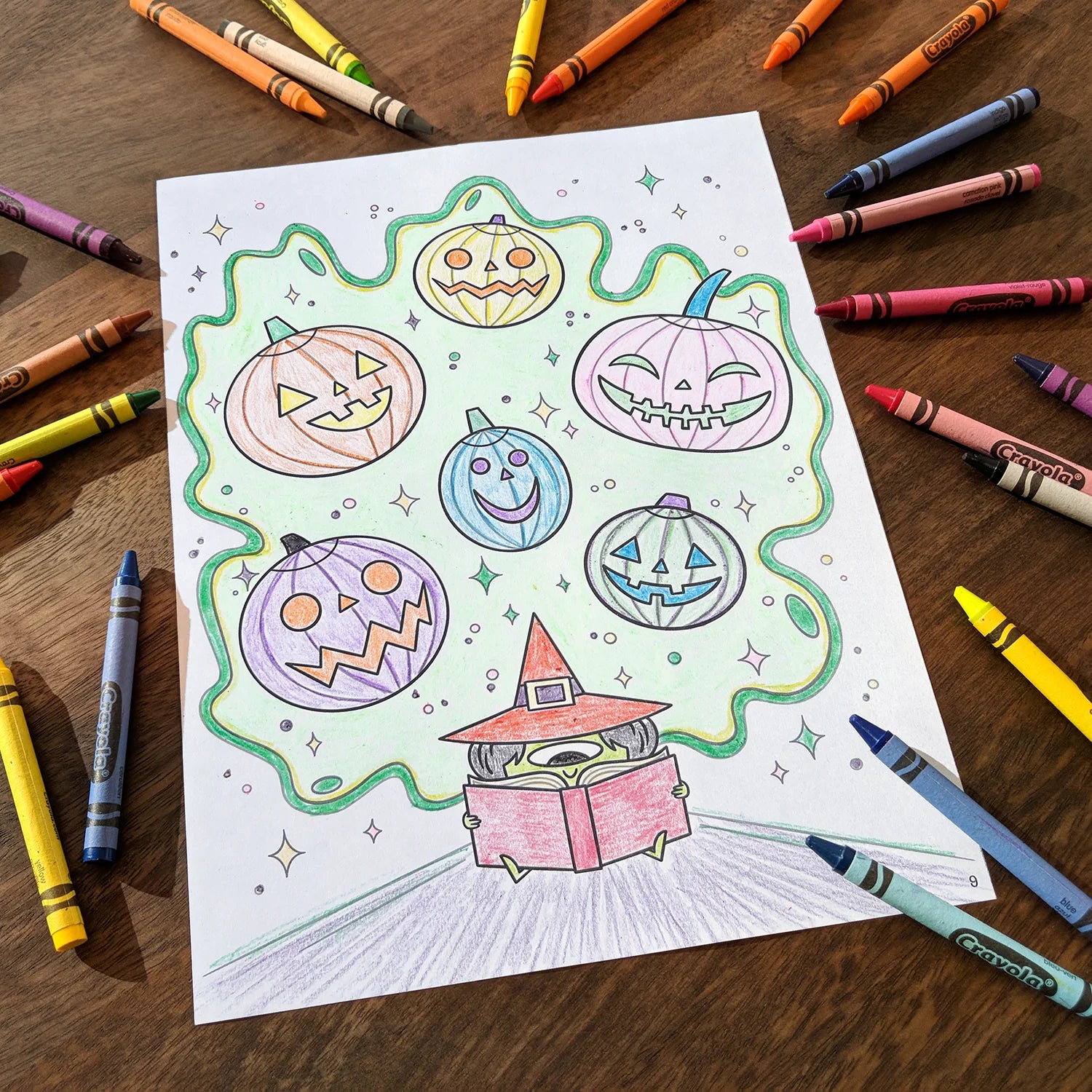 Hazy Dell Halloween Color Book