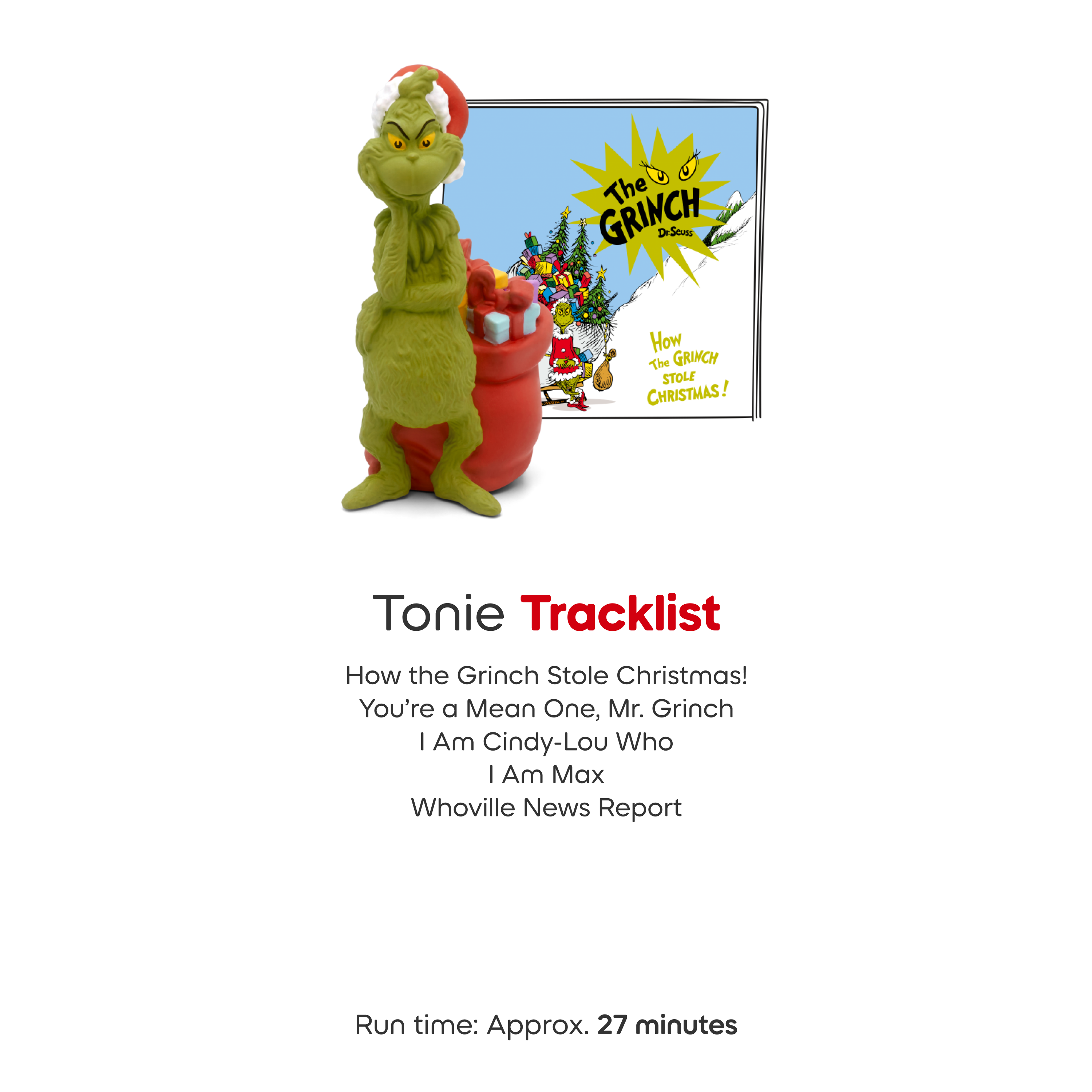 Dr. Seuss: How The Grinch Stole Christmas! Tonie