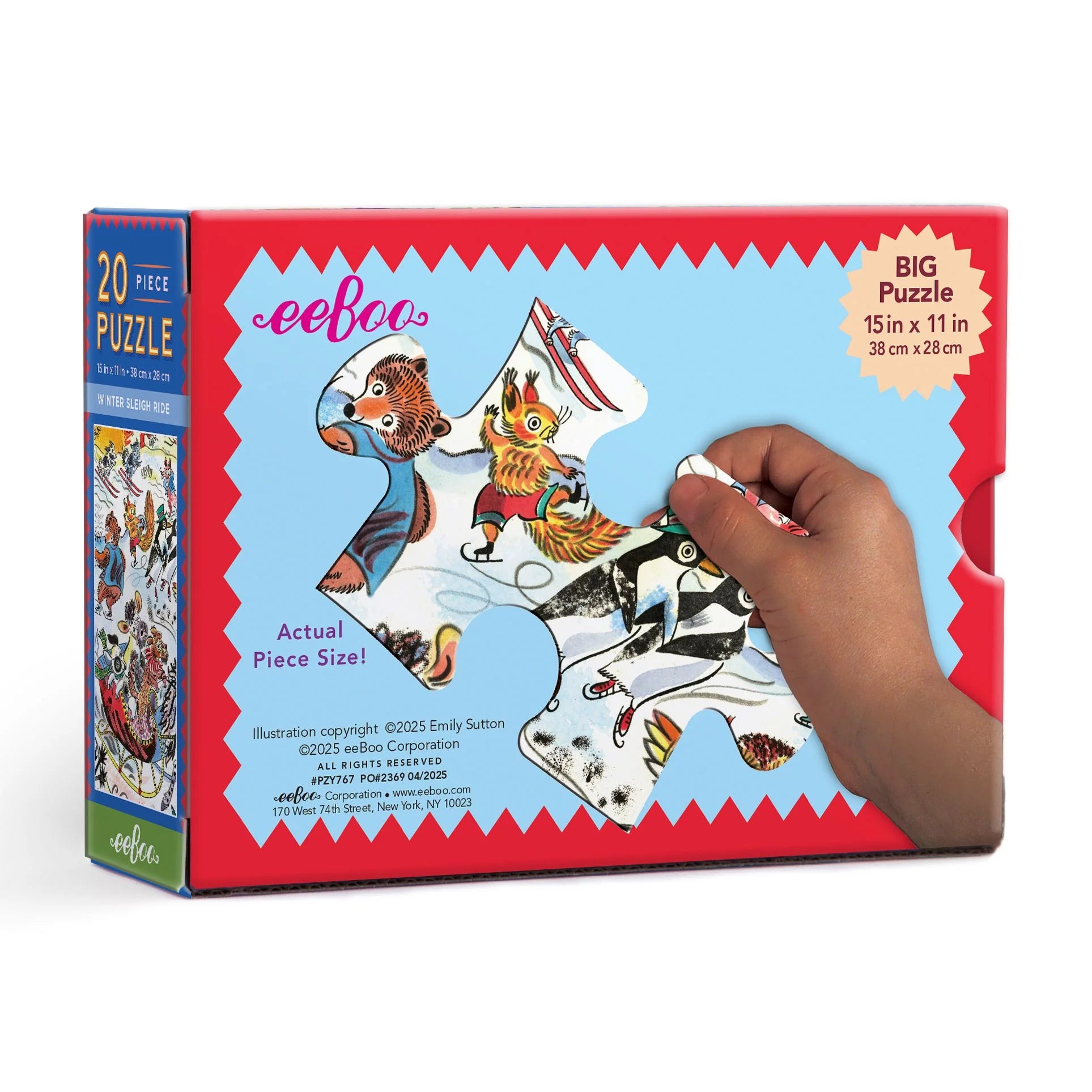 Winter Sleigh Ride 20 Piece Puzzle