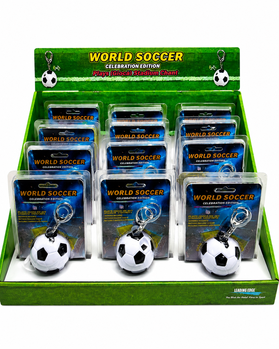 World Soccer Key Ring with Sound