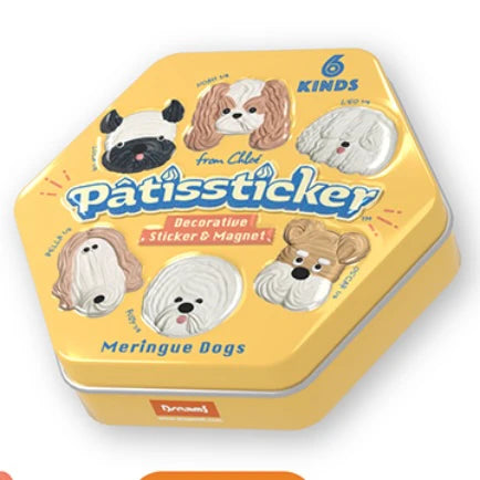 Pâtissticker -  Dogs Meringue  Series - NEW!