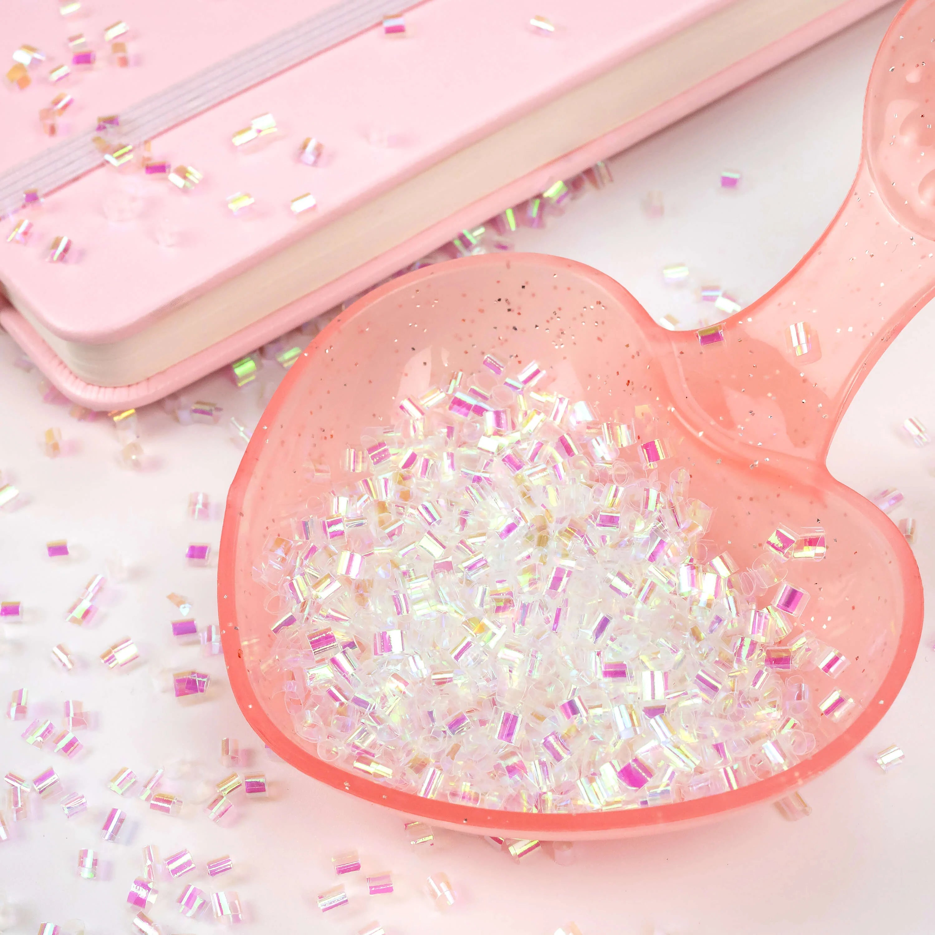 Crunchy Iridescent Bingsu Beads, 1 Ounce