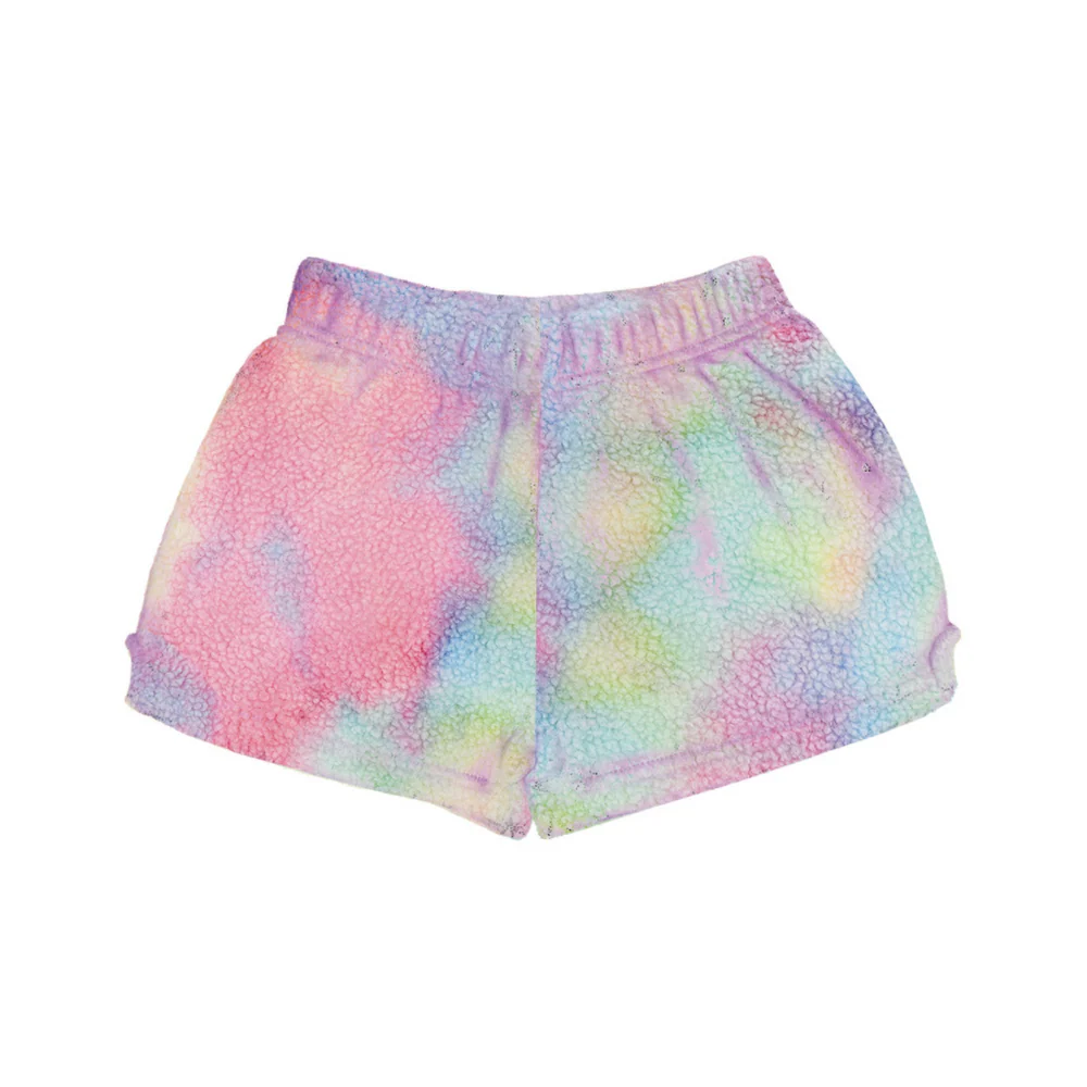 Rainbow Sherpa Shorts (large size)