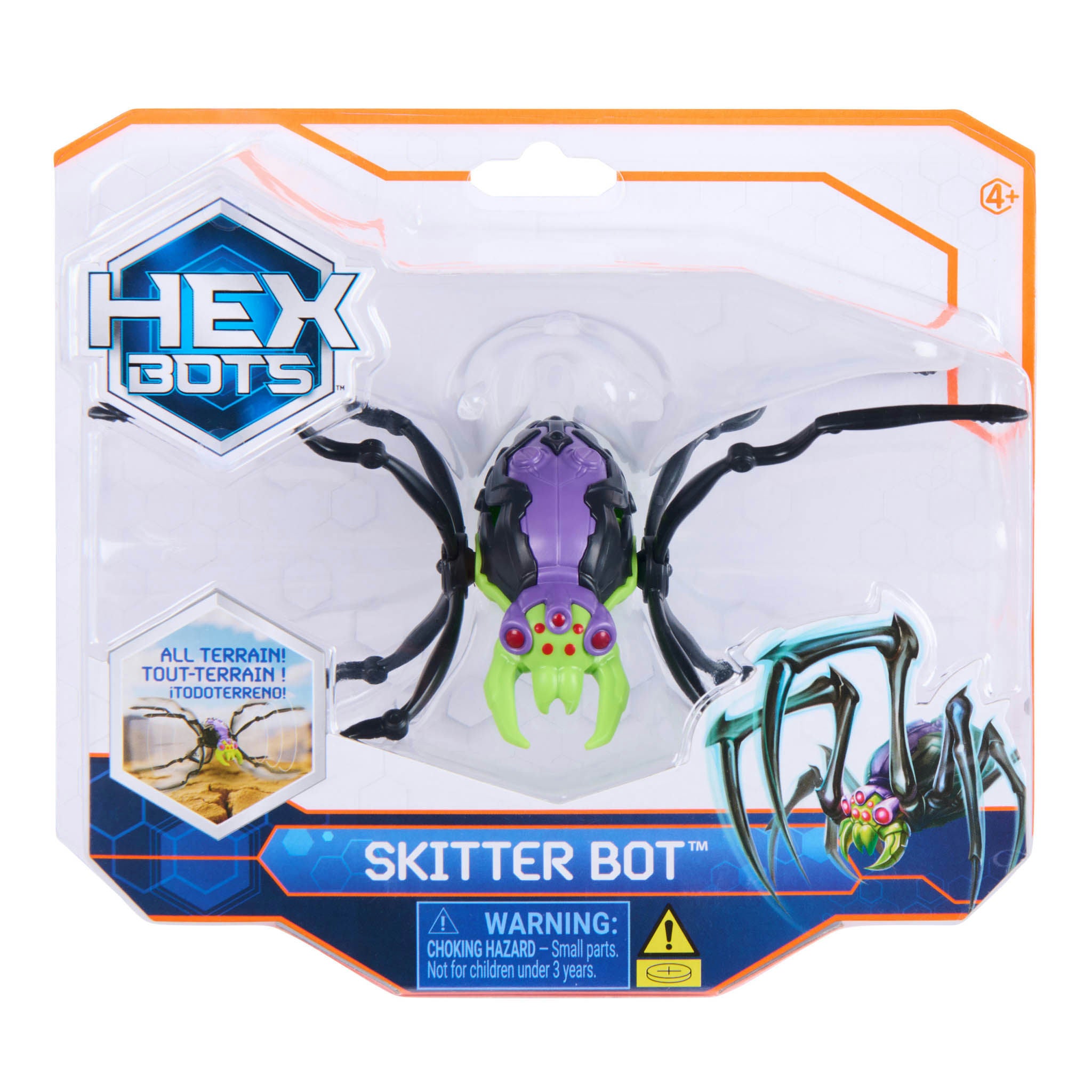 Hex Bots Skitter Bot Spider - Green