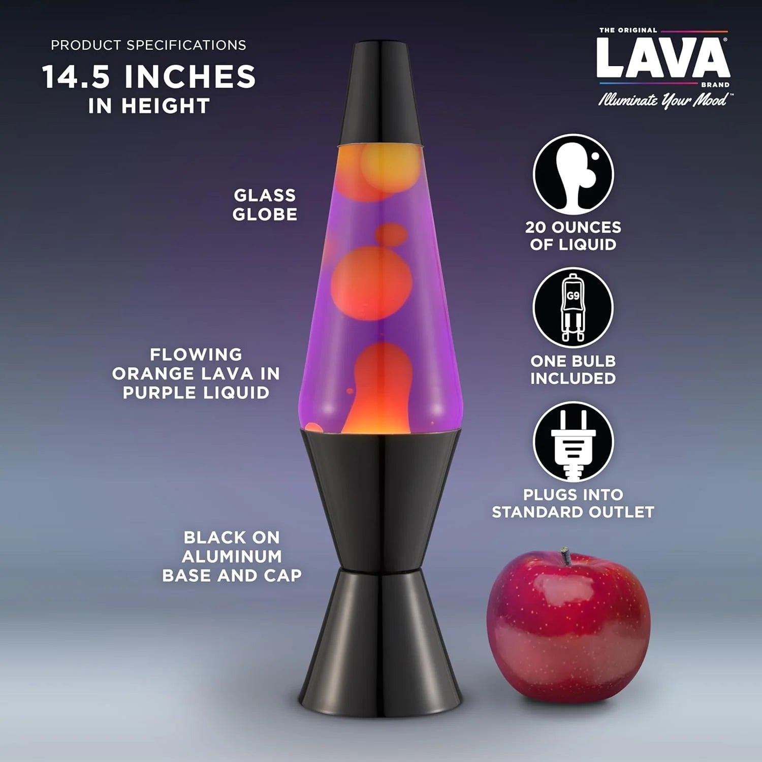 Autumn Dusk 14.5" Lava Lamp