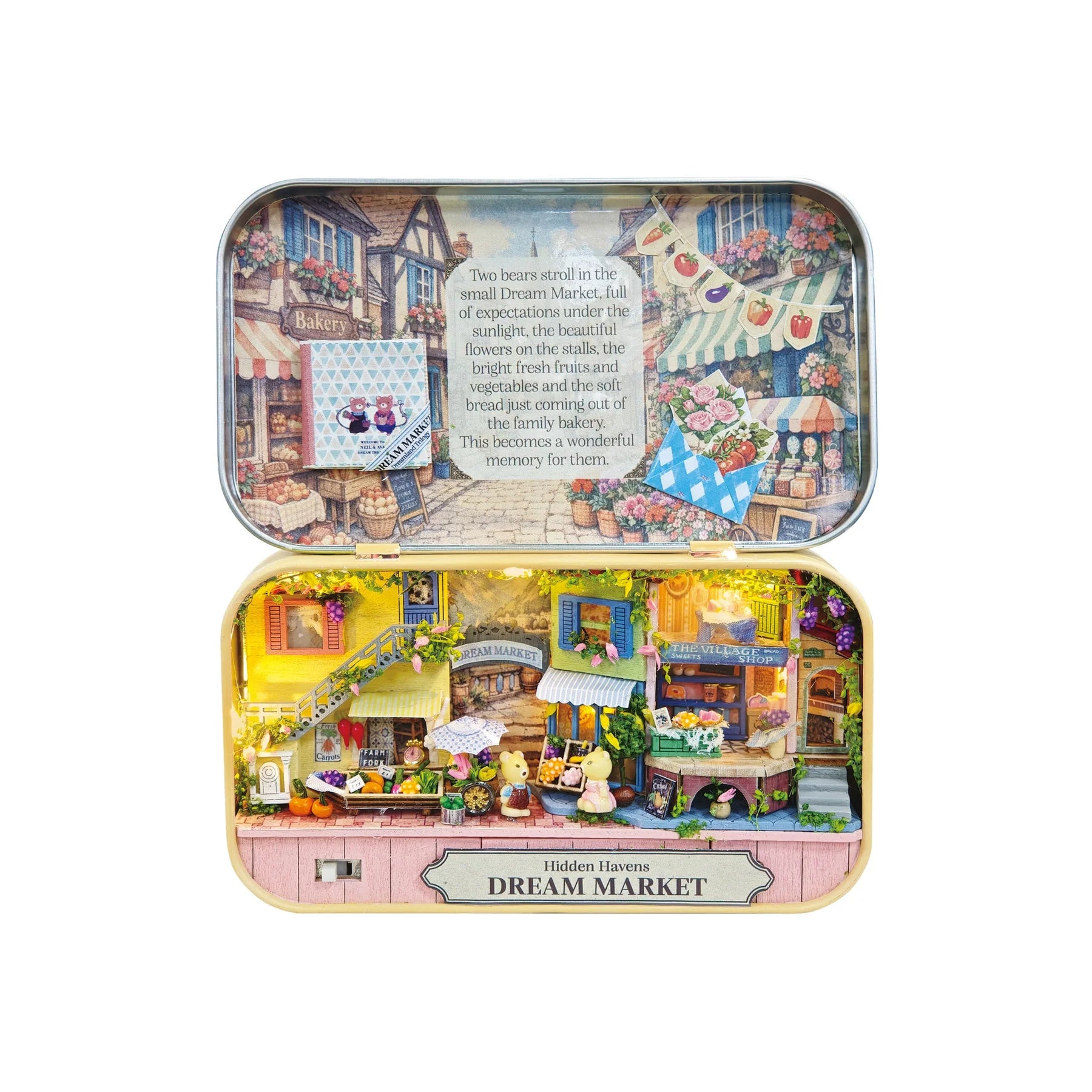 Dream Market DIY Miniature Kit with LED Light