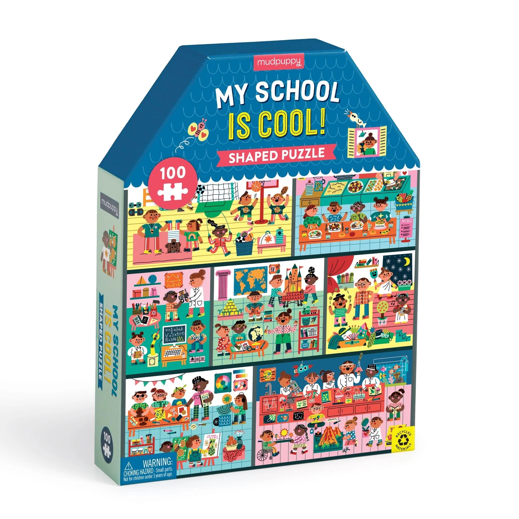 My School Is Cool 100-Piece Shaped Puzzle