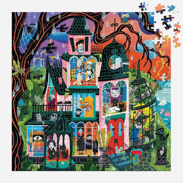 Family Monster Mansion Puzzle 500 (unpriced)