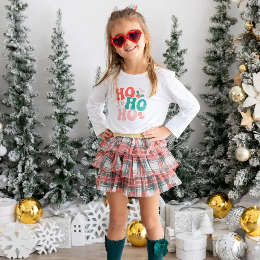 Plaid Christmas Tutu 4-6Y