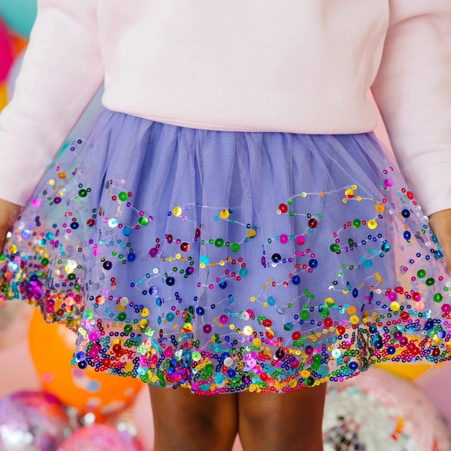 Lavender Confetti Tutu - Size 0-12M