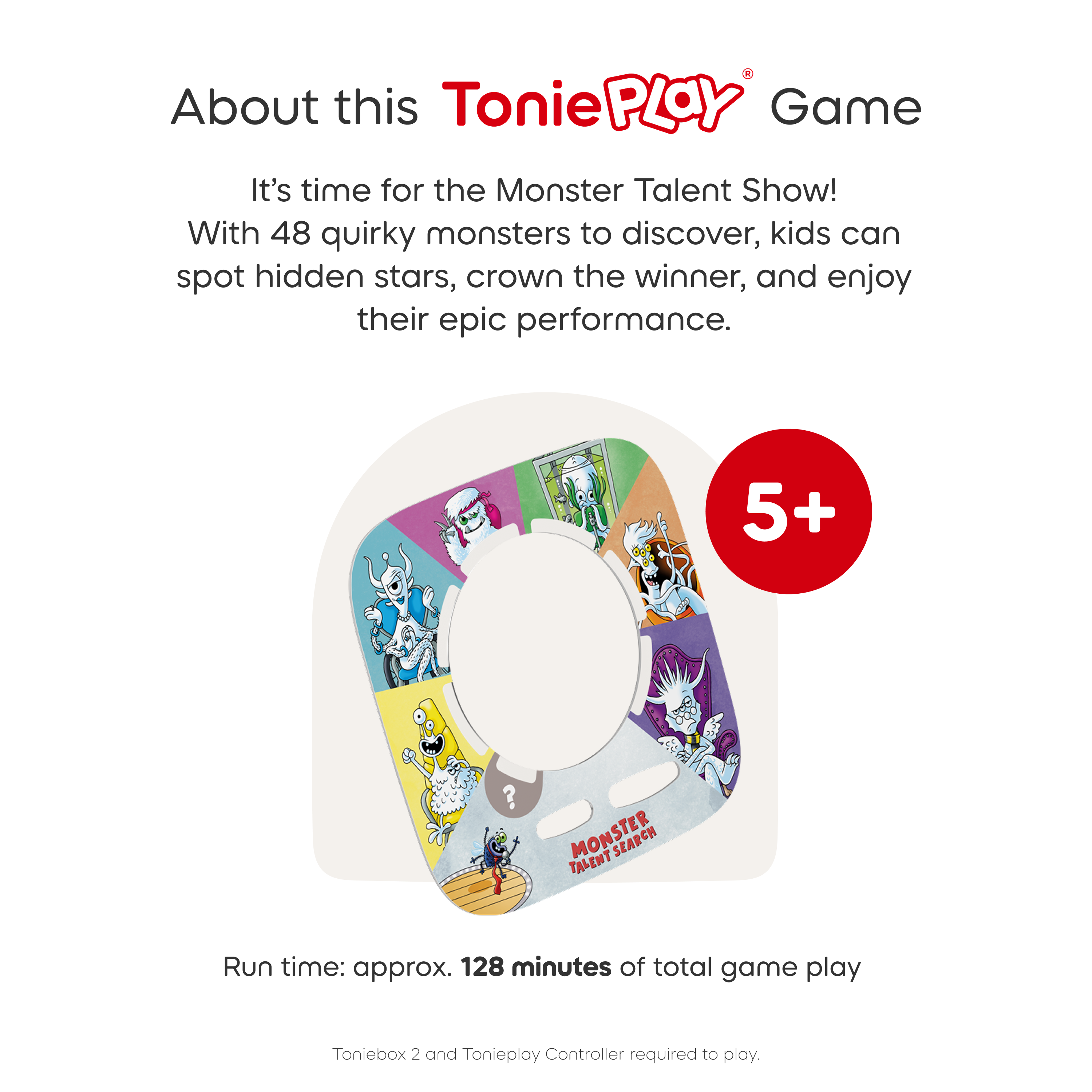 Tonieplay Monster Talent Search Game