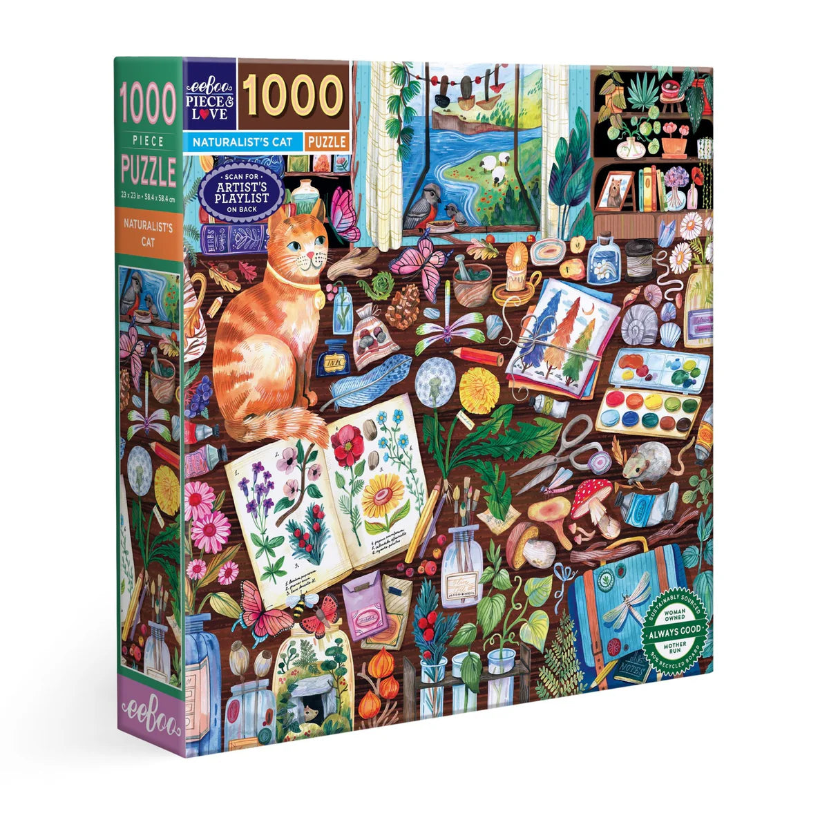 Naturalist's Cat 1000Pc Puzzle