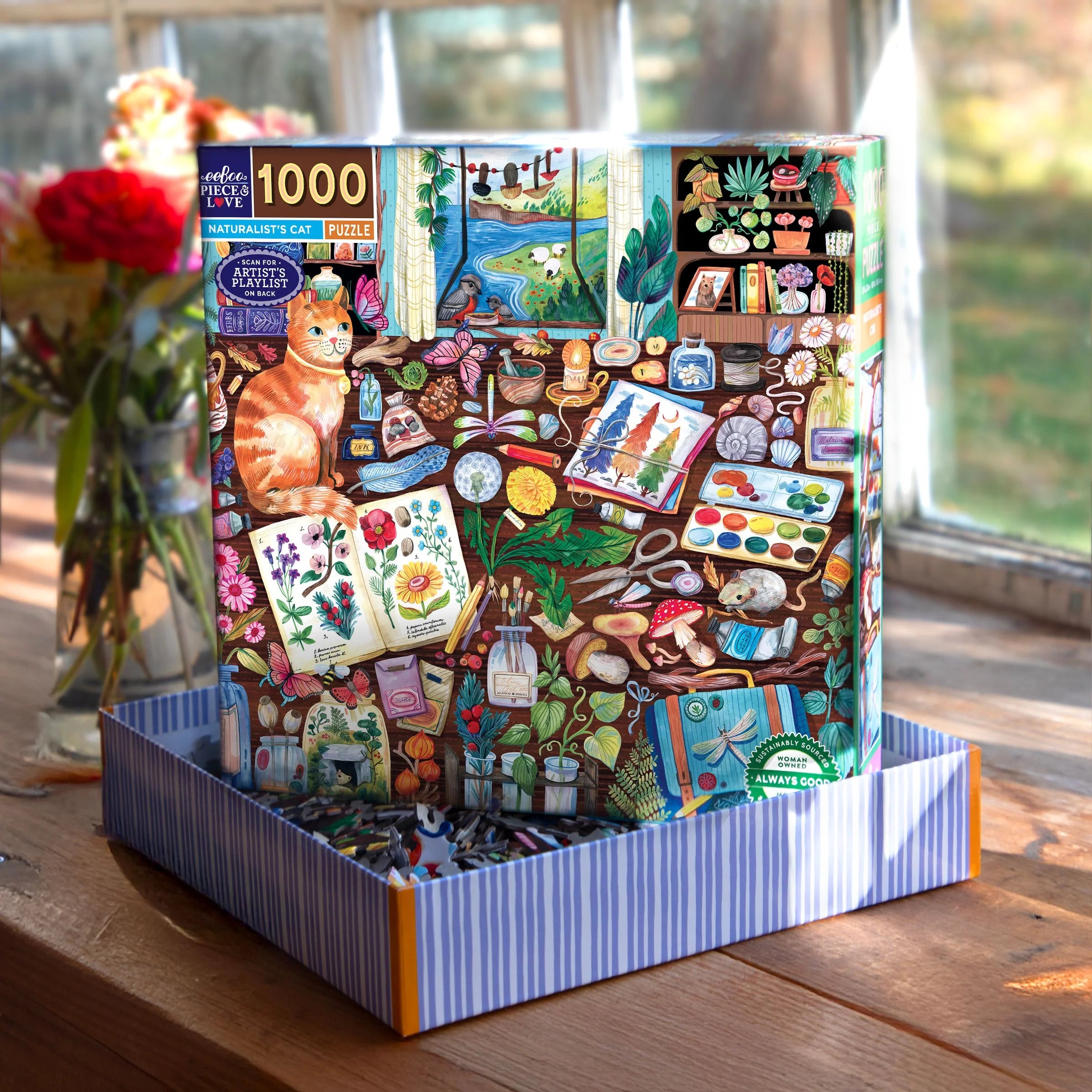 Naturalist's Cat 1000Pc Puzzle