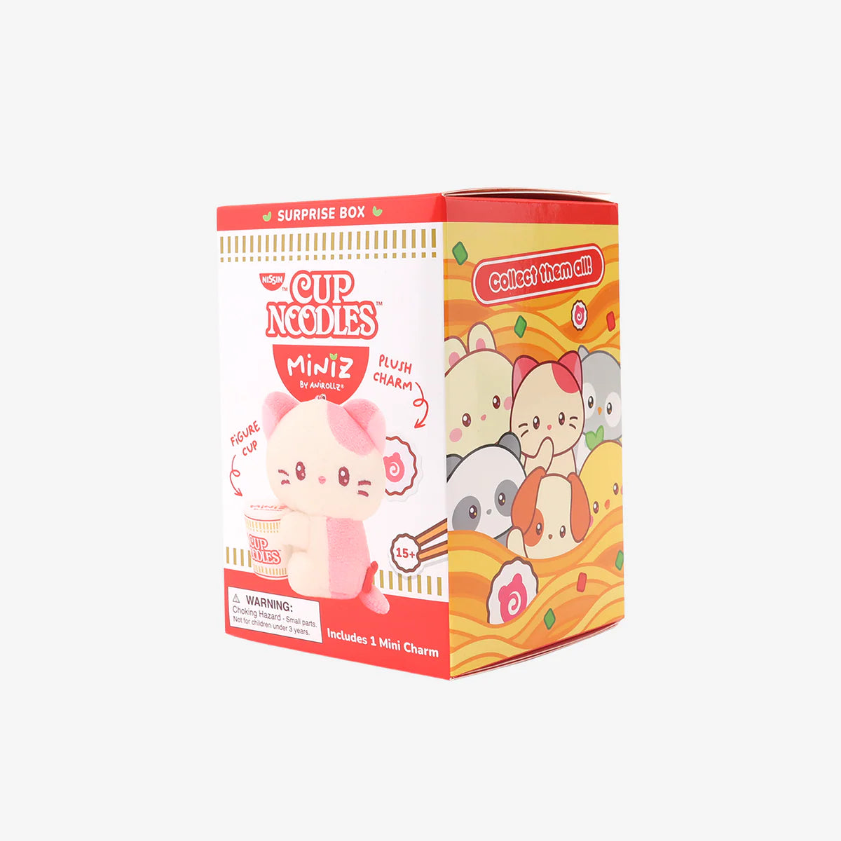 Nissin Cup Noodles Miniz by Anirollz Surprise Plush Box