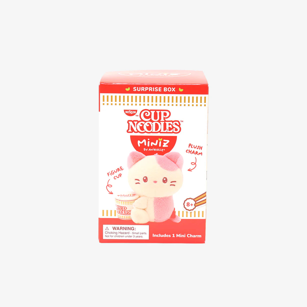 Nissin Cup Noodles Miniz by Anirollz Surprise Plush Box