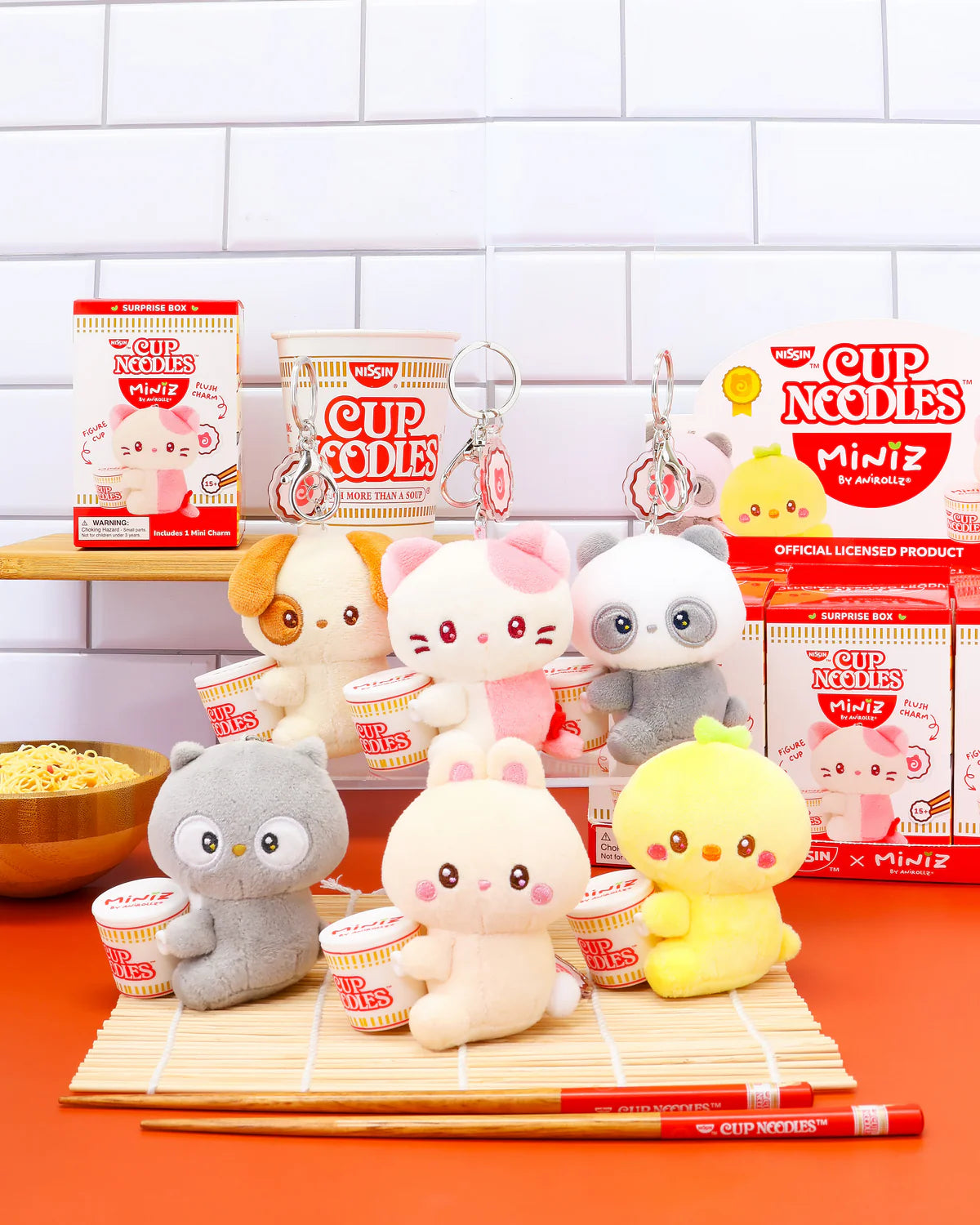 Nissin Cup Noodles Miniz by Anirollz Surprise Plush Box