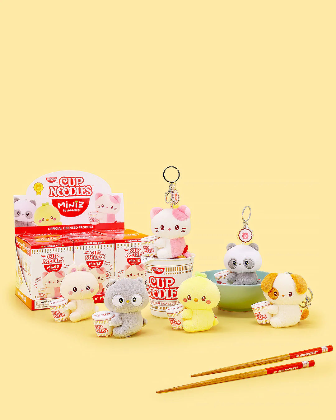 Nissin Cup Noodles Miniz by Anirollz Surprise Plush Box