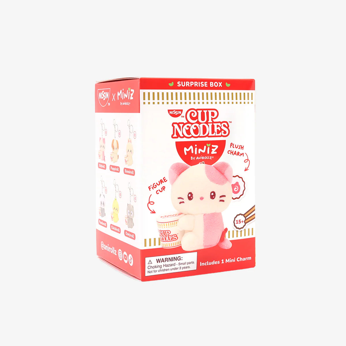 Nissin Cup Noodles Miniz by Anirollz Surprise Plush Box